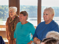 Muriel Sprague, Carolyn Cavanaugh & Barb Trenary, also a Founding Teacher